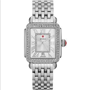 Michele Watch Stainless Steel with Diamonds